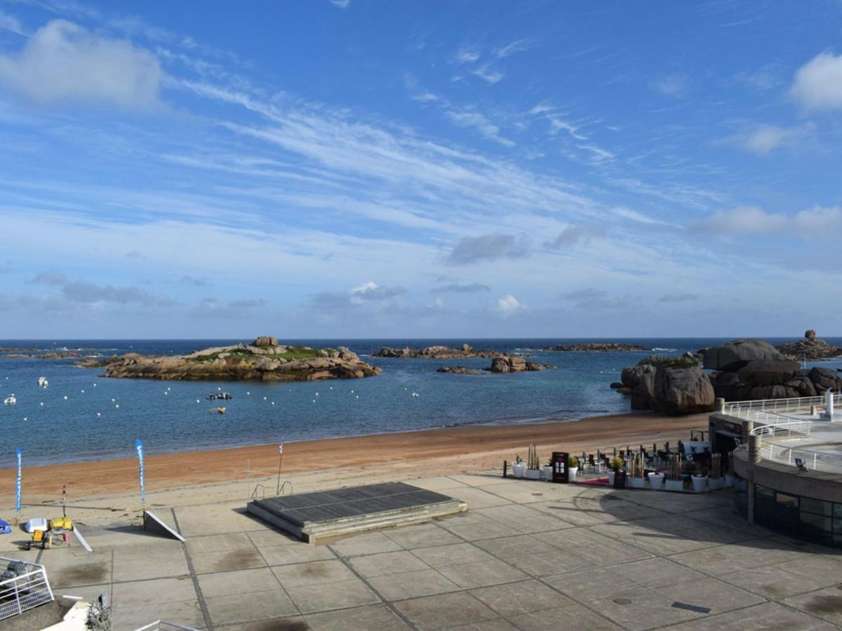 Superbe Appartement Avec Vue Mer Et Parking A Tregastel - Fr-1-368-29 Kültér fotó